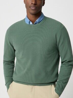 J. Crew Men's Moss-Stitch Crewneck Sweater New Size Small